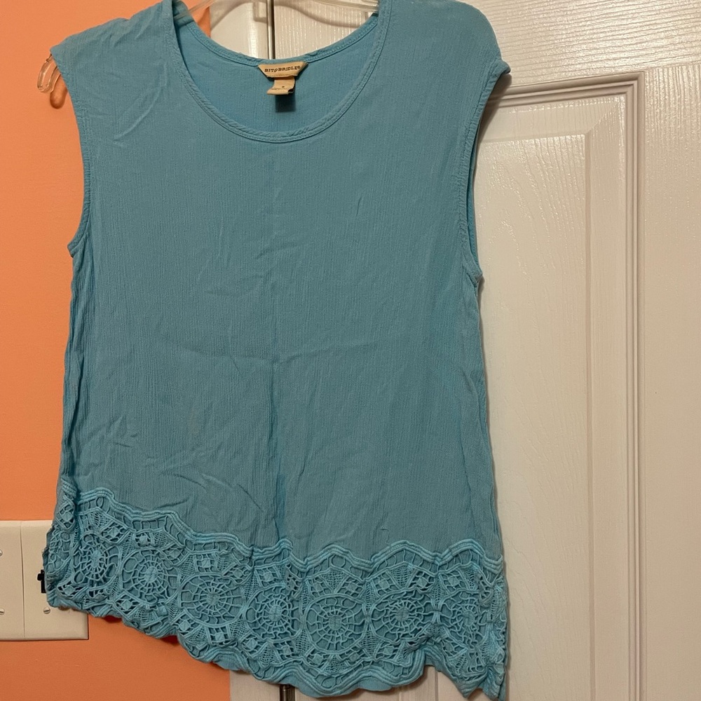 Blue tank